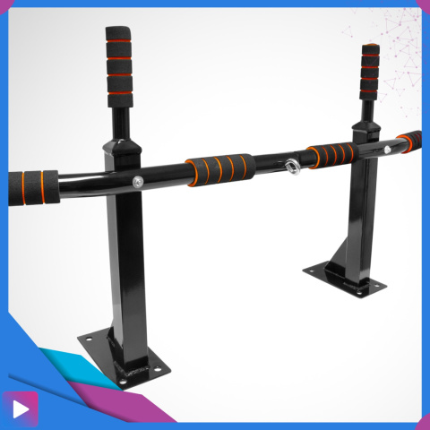 Drążek Do Podciągania ASATO® - Ścienny 4w1 - Wytrzymałość 200kg - Piankowe Uchwyty Drążek Do Podciągania ASATO® - Ścienny 4w1 - Wytrzymałość 200kg - Piankowe Uchwyty