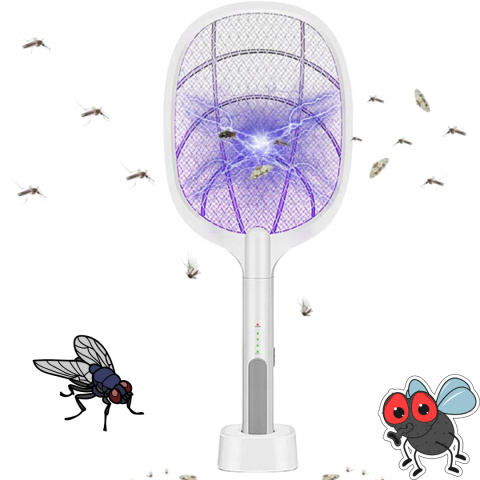 Elektryczna Łapka na Muchy Komary Insekty Elektryczna Packa na Owady Mocna Elektryczna Łapka na Muchy Komary Insekty Elektryczna Packa na Owady Mocna
