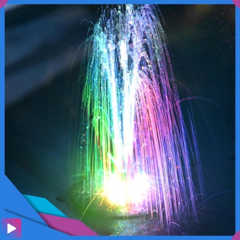 Fontanna Solarna Pływająca LED RGB Do Oczek i Stawów 6 Dysz Napowietrzanie Wody ASATO®