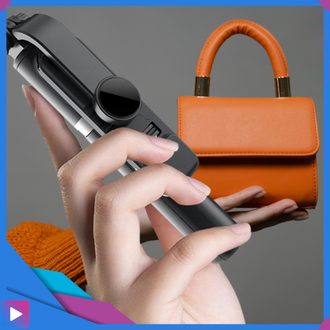 Kijek do Selfie Stick z Lampą LED Statyw Tripod + Pilot Bluetooth Kijek do Selfie Stick z Lampą LED Statyw Tripod + Pilot Bluetooth