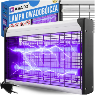 Lampa Na Muchy Owadobójcza UV na Komary Owady Ćmy Bardzo Mocna Wysoka Skuteczność