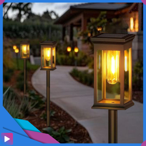 2x Lampa Solarna Ogrodowa Wbijana ASATO® - Czujnik Zmierzchu - Bateria 500 mAh - 60cm Wysoka 2x Lampa Solarna Ogrodowa Wbijana ASATO® - Czujnik Zmierzchu - Bateria 500 mAh - 60cm Wysoka
