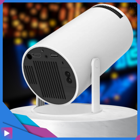 Projektor Smart Mini ASATO® - Android TV WiFi Bluetooth 5.0 - HD 720p 4K Ready - Ekran 150'' Projektor Smart Mini ASATO® - Android TV WiFi Bluetooth 5.0 - HD 720p 4K Ready - Ekran 150''