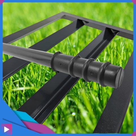 Ręczny Niwelator Terenu Trawnika 90cm Stalowy Do Równania Piaskowania Ogrodowy ASATO®