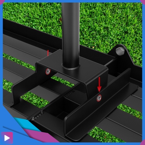 Ręczny Niwelator Terenu Trawnika 90cm Stalowy Do Równania Piaskowania Ogrodowy ASATO®