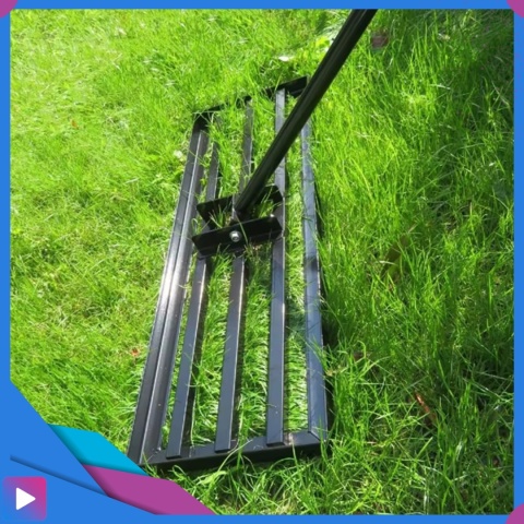 Ręczny Niwelator Terenu Trawnika 90cm Stalowy Do Równania Piaskowania Ogrodowy ASATO®