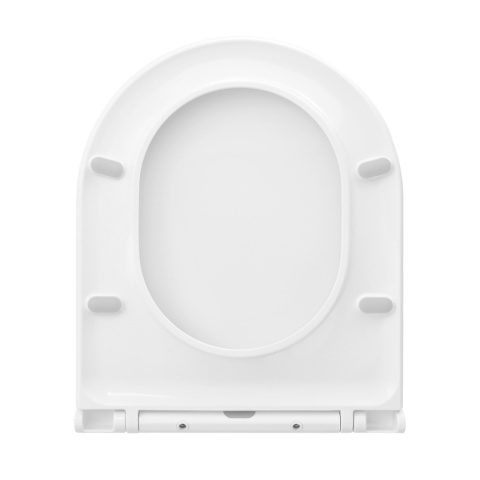 Deska Sedesowa Wolnoopadająca 1046 Biała Duroplast Uniwersalna Klapa WC Twarda