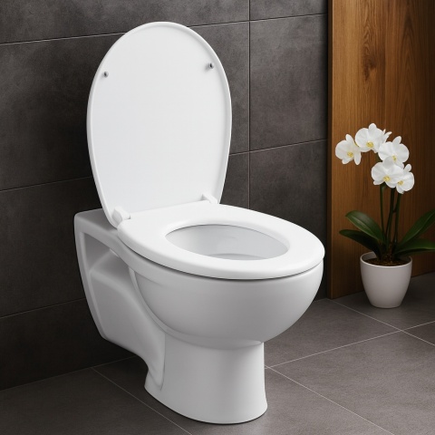 Deska Sedesowa Wolnoopadająca 148 Duroplast Uniwersalna Klapa WC Twarda