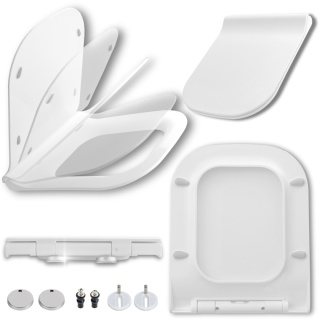 Deska Sedesowa Wolnoopadająca 158 Duroplast Uniwersalna Klapa WC Twarda