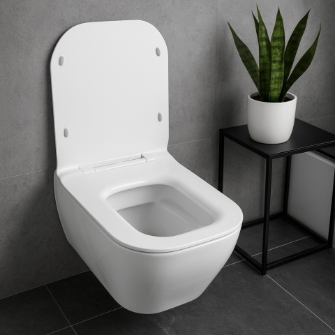 Deska Sedesowa Wolnoopadająca 158 Duroplast Uniwersalna Klapa WC Twarda