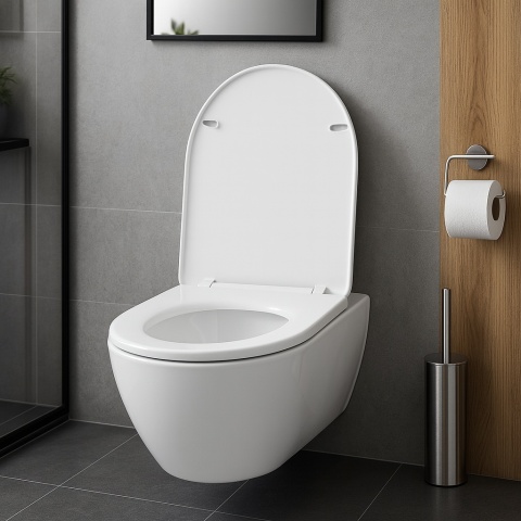 Deska Sedesowa Wolnoopadająca 163 Duroplast Uniwersalna Klapa WC Twarda