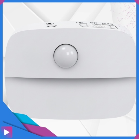 Lampka Nocna LED do Kontaktu z Czujnikiem Ruchu Ciepła Barwa Regulacja Jasności ASATO®