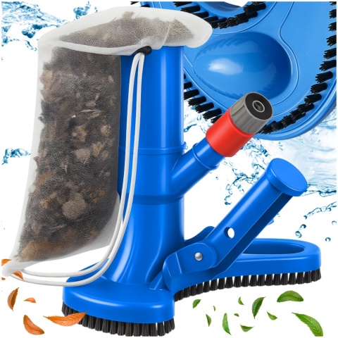 Odkurzacz do Basenu z Szczotką Siatką Ręczny Usuwanie Zanieczyszczeń ASATO®