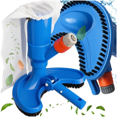 Odkurzacz do Basenu z Szczotką Siatką Ręczny Usuwanie Zanieczyszczeń ASATO®