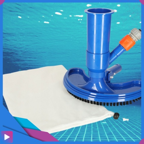 Odkurzacz do Basenu z Szczotką Siatką Ręczny Usuwanie Zanieczyszczeń ASATO®