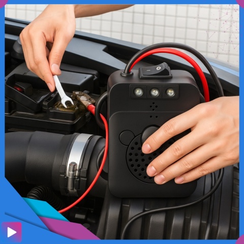 Samochodowy Odstraszacz Gryzoni Kuny Ultradźwiękowy Auto Buzzer LED z Błyskiem 12V ASATO®