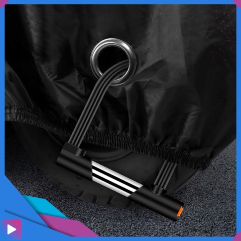 Pokrowiec na Rower Motor Skuter Wodoodporny na Balkon Oxford 200x110 Czarny