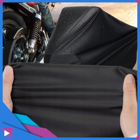 Pokrowiec na Rower Motor Skuter Wodoodporny na Balkon Oxford 200x110 Czarny