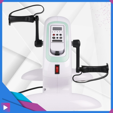 Rotor Elektryczny Rehabilitacyjny do Ćwiczeń Rąk i Nóg 2w1 Pilot Wyświetlacz LCD 12 Prędkości Rehabilitacja ASATO®