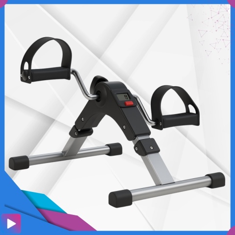 Rotor Rowerek Rehabilitacyjny Treningowy 2w1 Składany do Ćwiczeń Nóg i Rąk z Licznikiem LCD Dla Seniora ASATO®