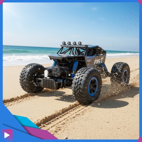 Samochód Zdalnie Sterowany Dla Dzieci Auto Terenowe Pilot Amortyzatory RC Autko ASATO®