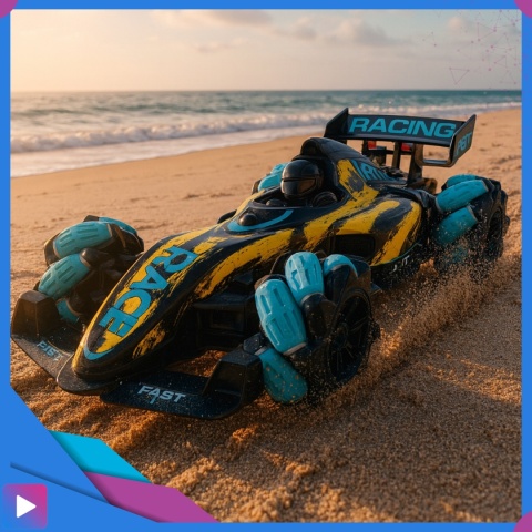 Samochód Zdalnie Sterowany Drift Dla Dzieci 4x4 Auto Sterowanie Gestami Efekt NITRO Autko ASATO®