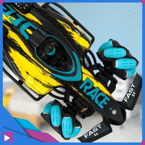 Samochód Zdalnie Sterowany Drift Dla Dzieci 4x4 Auto Sterowanie Gestami Efekt NITRO Autko ASATO®