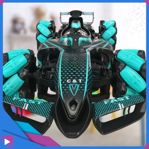 Samochód Zdalnie Sterowany Drift Dla Dzieci 4x4 Auto Sterowanie Gestami Efekt NITRO Autko ASATO®