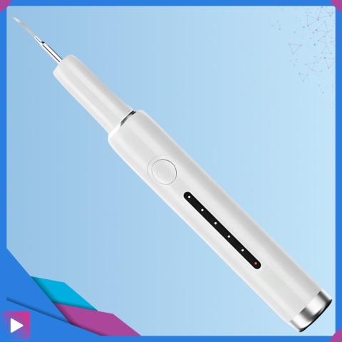 Skaler Ultradźwiękowy do Zębów Domowy 4 Tryby LED IPX7 Wodoodporny Zestaw 4 Końcówki Narzędzia Dentystyczne ASATO®