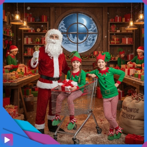 Strój Świętego Św. Mikołaja 14 elementów Santa Claus Premium Gwiazdor