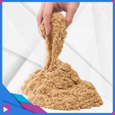 Piasek Kinetyczny Plac Budowy Zestaw 750 g Koparka Dźwigi Dla Dzieci ASATO®