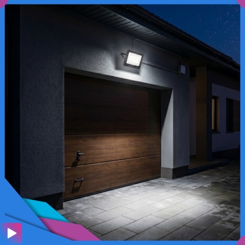 Halogen Naświetlacz LED 100W IP66 4000K ASATO® Zewnętrzny Lampa Robocza Na Elewację Garaż Warsztat