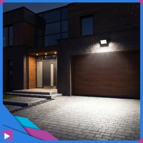 Halogen Naświetlacz LED 50W 4000K IP66 ASATO® Zewnętrzny Lampa Robocza Na Elewację Garaż Warsztat