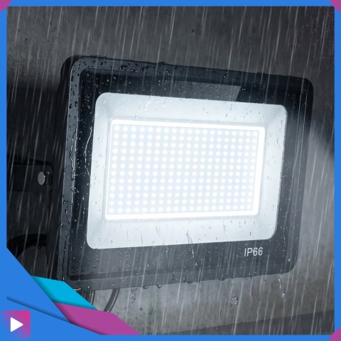 Halogen Naświetlacz LED 150W 6500K IP66 ASATO® Zewnętrzny Lampa Robocza Na Elewację Garaż Warsztat