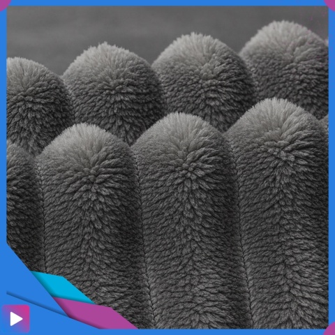 Koc 210x220 cm Gruby Puszysty Tłoczony 3D Miękki Ciepły Narzuta Elegancki ASATO®