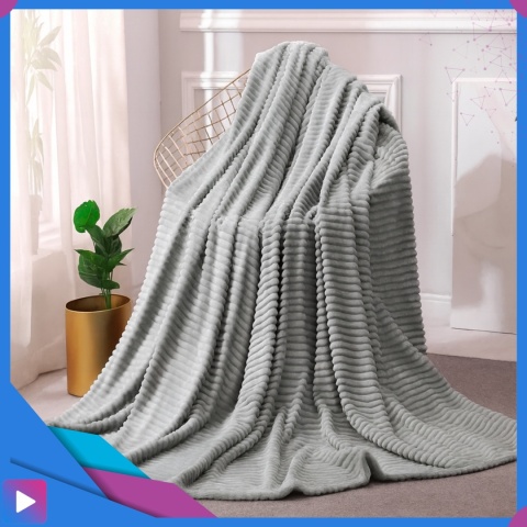 Duży Koc Elektryczny Podgrzewany 180x160cm 200W Pilot Timer Miękki Szary ASATO®