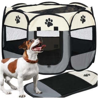 Duży Kojec Składany dla Psa Legowisko Klatka Mobilny ASATO®