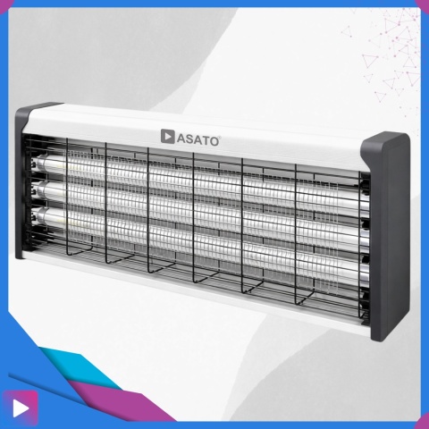 Lampa Owadobójcza UV 10W Na Komary Muchy Ćmy Owady Zasięg 110m² Do Wnętrz i Ogrodu ASATO®