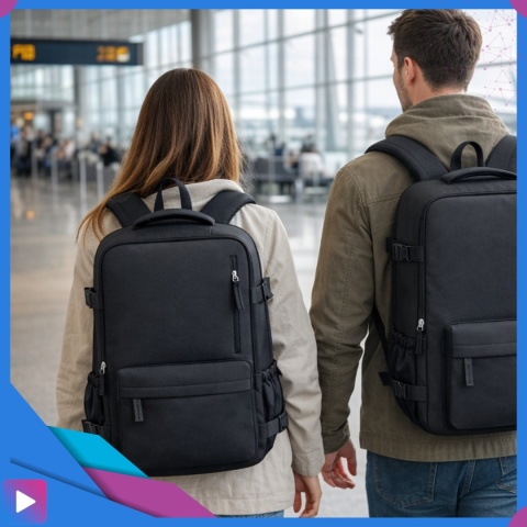 Plecak Do Samolotu Ryanair Wizzair Kabinowy SMART Bag AIR 40x30x20cm