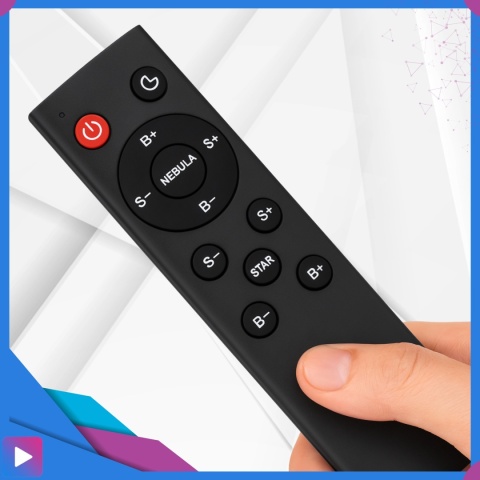 Projektor Gwiazd Astronauta Stojący LED 8 Trybów Pilot Ruchoma Głowa Lampka Nocna ASATO®