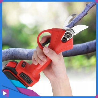 Sekator Akumulatorowy Elektryczne Nożyce do Gałęzi Bezszczotkowy Ogrodowy 120W 48V 1x Akumulator Walizka i Akcesoria ASATO®