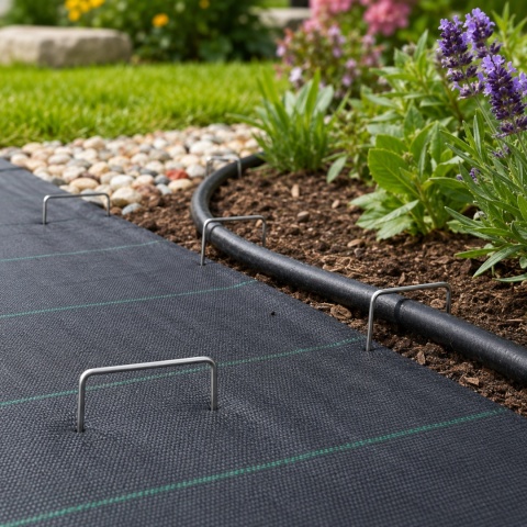 Szpilki do agrowłókniny ASATO® 15x7 cm 100 szt. stal ocynkowana mocne kotwy typu U