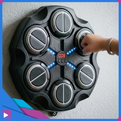 Tarcza do Boksowania Bezprzewodowa Bluetooth Rekawice Przyssawki zestaw ASATO®