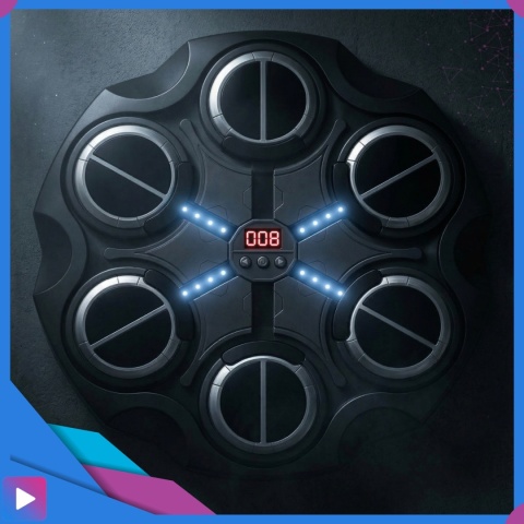 Tarcza do Boksowania Bezprzewodowa Bluetooth Rekawice Przyssawki zestaw ASATO®