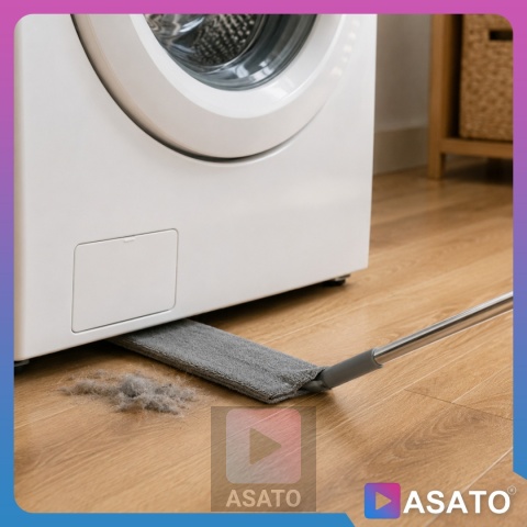Szczotka do Kurzu 3w1 Teleskopowa 250 cm Zestaw 3 Końcówki Mikrofibra ASATO®