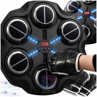 Tarcza do Boksowania Bezprzewodowa Bluetooth Rekawice Przyssawki zestaw ASATO®